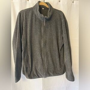 UNIQLO Gray Fleece Jacket, Size L